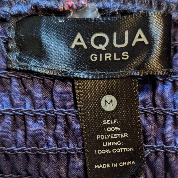 🎉 HP🎉 NWT...Aqua *LIMITED EDITION* Floral Smocked Sundress Size Girls M - Picture 2 of 11